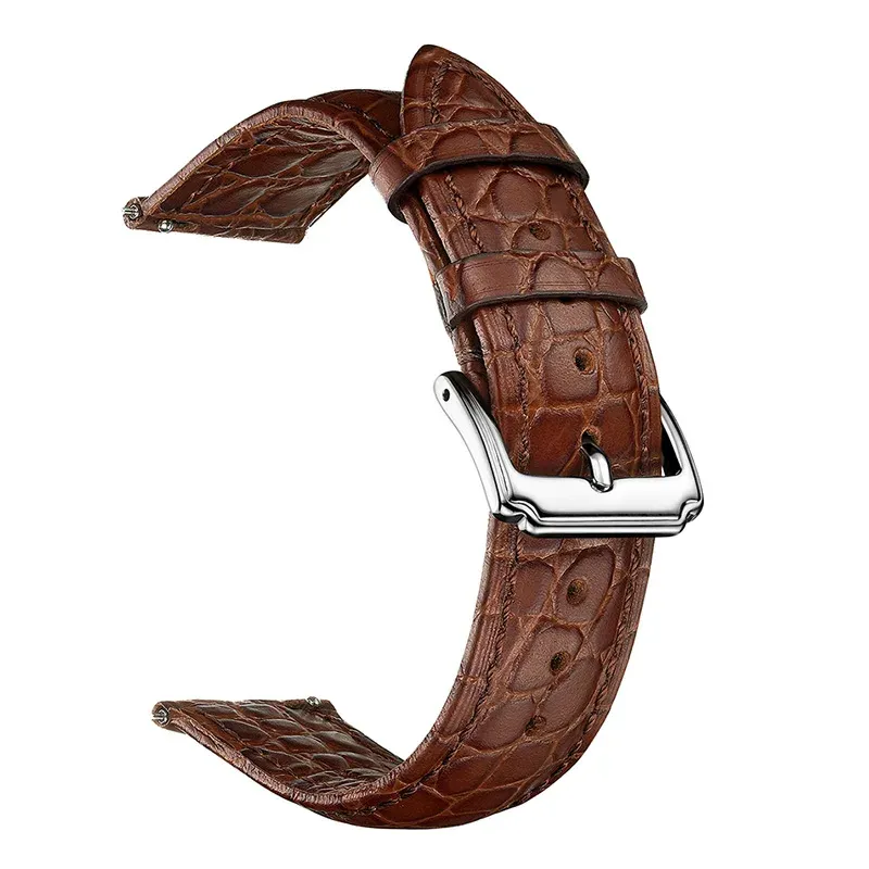 Bracelet cuir de vache 18 à 22 mm universel