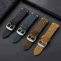 Bracelet cuir de veau respirant 18 à 24 mm universel – 2