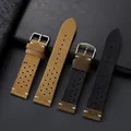 Bracelet cuir de veau respirant 18 à 24 mm universel – 5