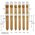 Bracelet cuir de veau respirant 18 à 24 mm universel – 6