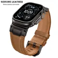 Bracelet cuir design Mecha pour Apple Watch 44 à 49 mm – 6