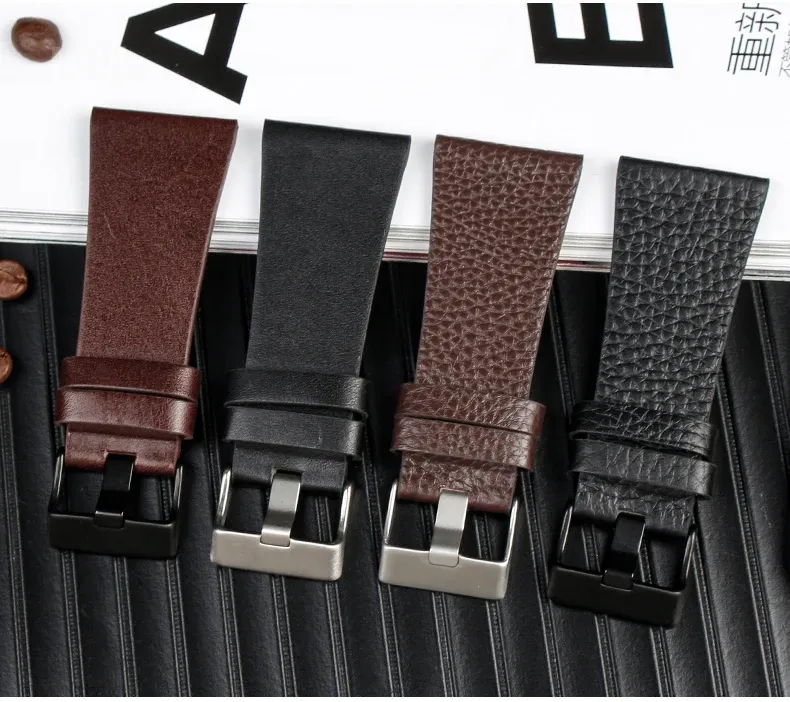 Bracelet cuir Diesel 22 à 32 mm étanche