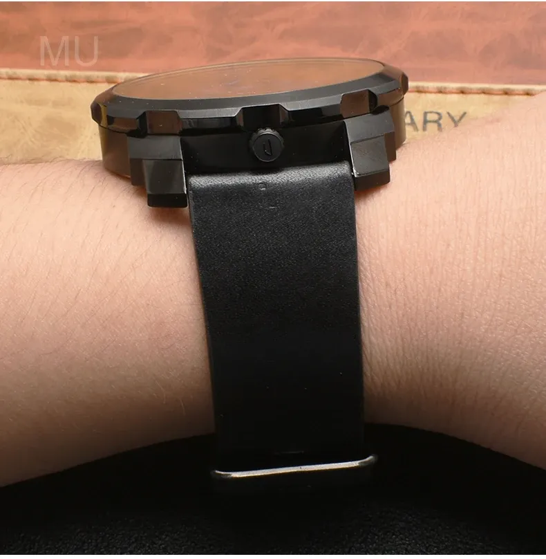 Bracelet cuir Diesel 22 à 32 mm étanche