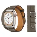 Bracelet cuir double boucle 38 à 49 mm – Couleur du bracelet Color 5