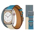 Bracelet cuir double boucle 38 à 49 mm – Couleur du bracelet Color 6