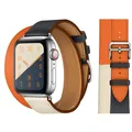 Bracelet cuir double boucle 38 à 49 mm – Couleur du bracelet Color 7
