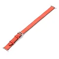 Bracelet cuir double tour 38 à 44 mm Apple Watch – Couleur du bracelet rouge orange