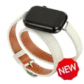 Bracelet cuir double tour 38 à 45 mm – Couleur du bracelet lumière étoilée