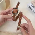 Bracelet cuir double tour 38 à 49 mm – 4