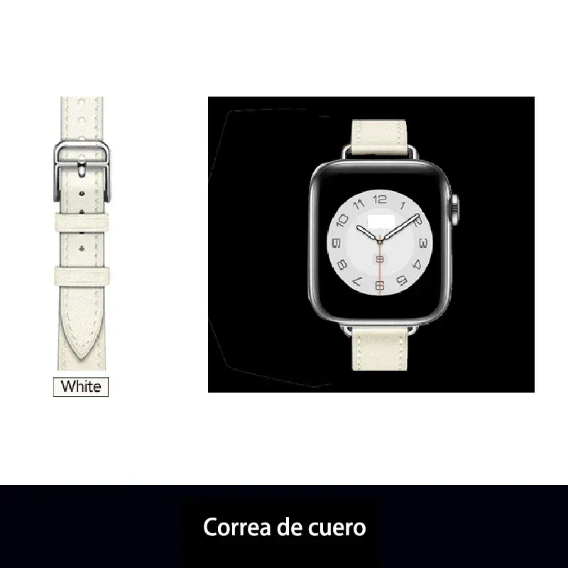 Bracelet cuir double tour 38 à 49 mm Apple Watch