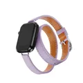 Bracelet cuir double tour 38 à 49 mm Apple Watch – Couleur LPu