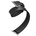 Bracelet cuir double tour 38 à 49 mm – Couleur du bracelet Black