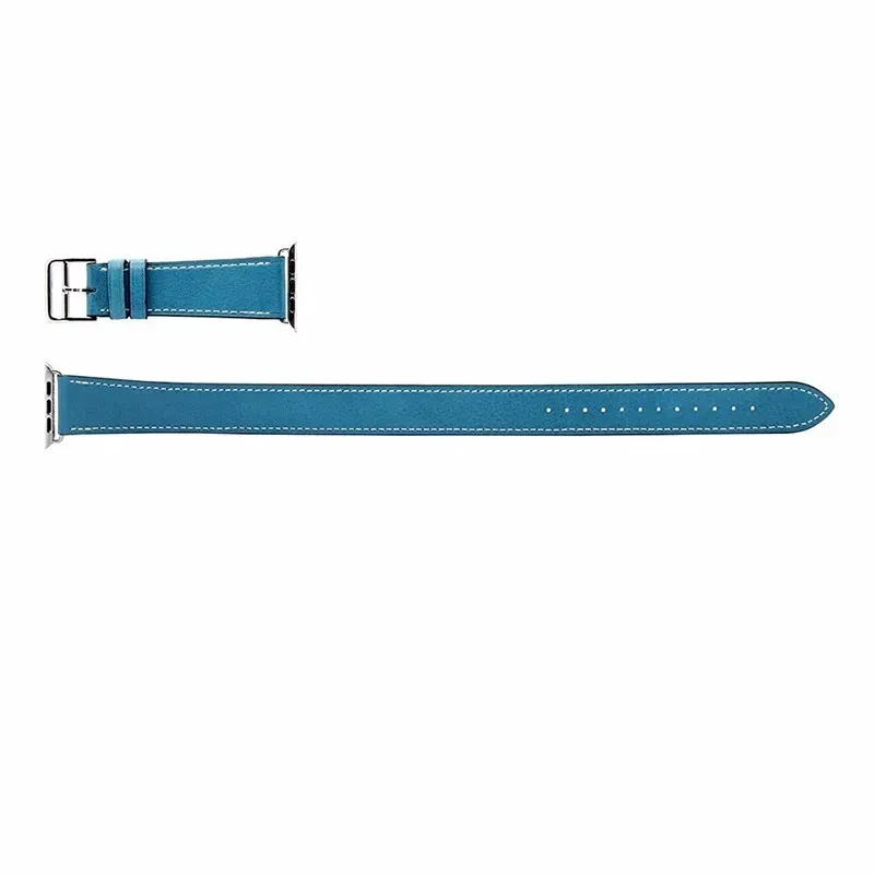 Bracelet cuir double tour 38 à 49 mm