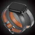 Bracelet cuir double tour 38 à 49 mm – Couleur du bracelet grey
