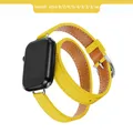 Bracelet cuir double tour 38 à 49 mm – Couleur du bracelet Yellow