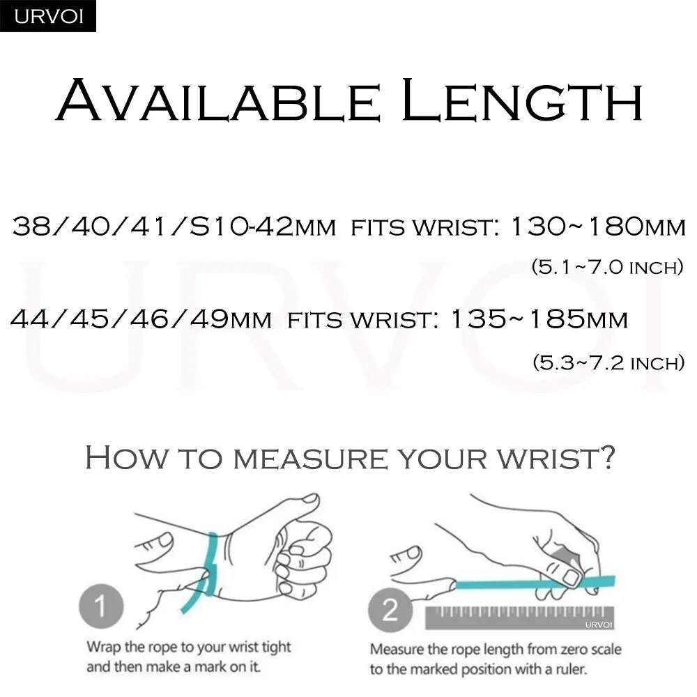 Bracelet cuir double tour 40 à 46 mm