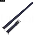Bracelet cuir double tour 40 à 46 mm – Couleur du bracelet Marine