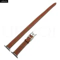 Bracelet cuir double tour 40 à 46 mm – Couleur du bracelet Marron