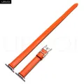 Bracelet cuir double tour 40 à 46 mm – Couleur du bracelet Orange