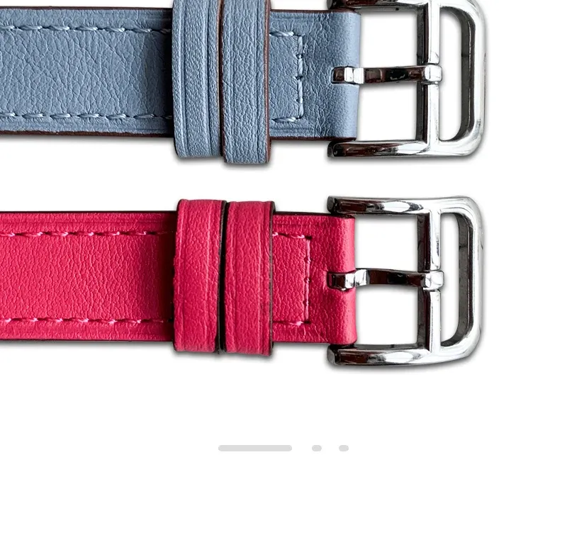 Bracelet cuir double tour 41 à 49 mm Apple Watch
