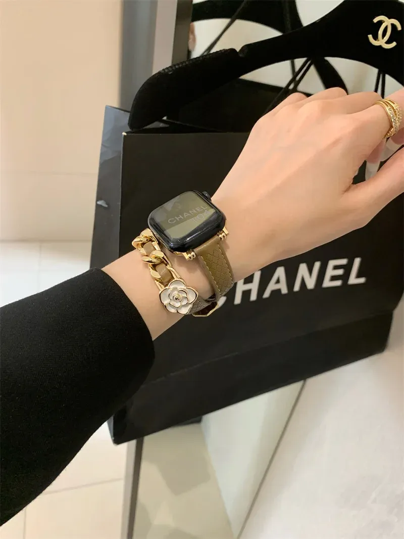 Bracelet cuir double tour femme luxe 38 à 49 mm
