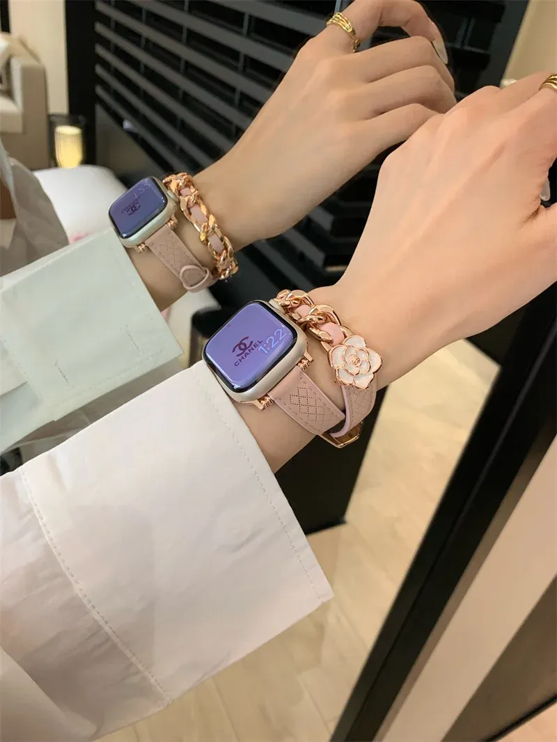 Bracelet cuir double tour femme luxe 38 à 49 mm