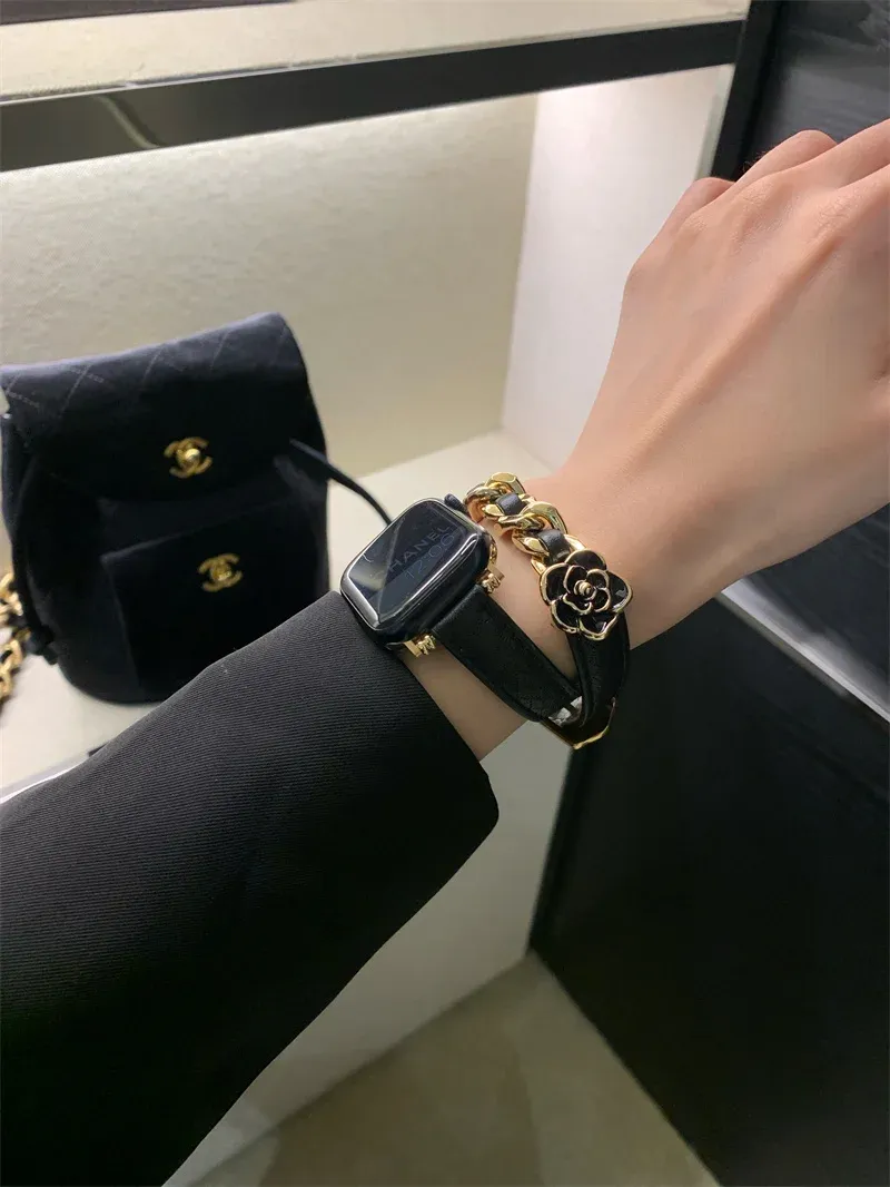 Bracelet cuir double tour femme luxe 38 à 49 mm
