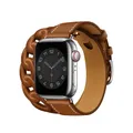 Bracelet cuir double tour pour Apple Watch 38 à 46 mm – 1