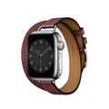 Bracelet cuir double tour pour Apple Watch 38 à 46 mm – 2