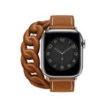Bracelet cuir double tour pour Apple Watch 38 à 46 mm – 3