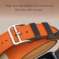 Bracelet cuir double tour pour Apple Watch 38 à 49 mm – 3