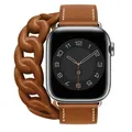 Bracelet cuir double tour pour Apple Watch 38 à 49 mm – 4