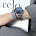 Bracelet cuir double tour pour Apple Watch 38 à 49 mm – 5