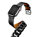 Bracelet cuir double tour pour Apple Watch 38 à 49 mm – 5