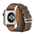 Bracelet cuir double tour pour Apple Watch 38 à 49 mm – 6