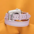 Bracelet cuir double tour pour Apple Watch 38 à 49 mm – Couleur du bracelet LPu