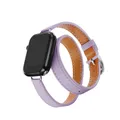 Bracelet cuir double tour pour Apple Watch 38 à 49 mm – Couleur LPu