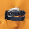 Bracelet cuir double tour pour Apple Watch 38 à 49 mm – Couleur du bracelet Rose (MU)