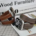 Bracelet cuir double tour pour Apple Watch 40 à 46 mm – 2