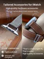Bracelet cuir double tour pour Apple Watch 40 à 46 mm – 3