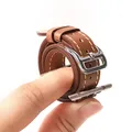 Bracelet cuir double tour pour Apple Watch 40 à 46 mm – 4