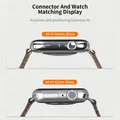 Bracelet cuir double tour pour Apple Watch 40 à 46 mm – 4