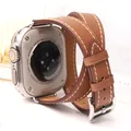 Bracelet cuir double tour pour Apple Watch 40 à 46 mm – 6