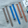 Bracelet cuir double tour pour Apple Watch 40 à 49 mm – 5