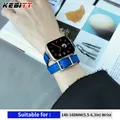 Bracelet cuir double tour pour Apple Watch 40 à 49 mm – Couleur du bracelet HoleBlueFrance