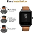 Bracelet cuir et silicone 22 mm pour Huawei et Amazfit – 6