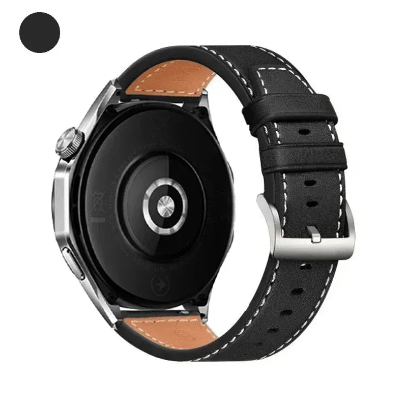 Bracelet cuir et silicone 22 mm pour Huawei et Amazfit