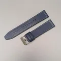 Bracelet cuir et silicone 22 mm pour Huawei et Amazfit – Couleur du bracelet style 2 Blue