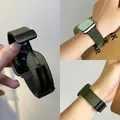 Bracelet cuir et silicone pour Apple Watch 38 à 49 mm – 2
