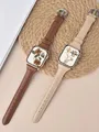 Bracelet cuir fin pour Apple Watch 38 à 49 mm – 1